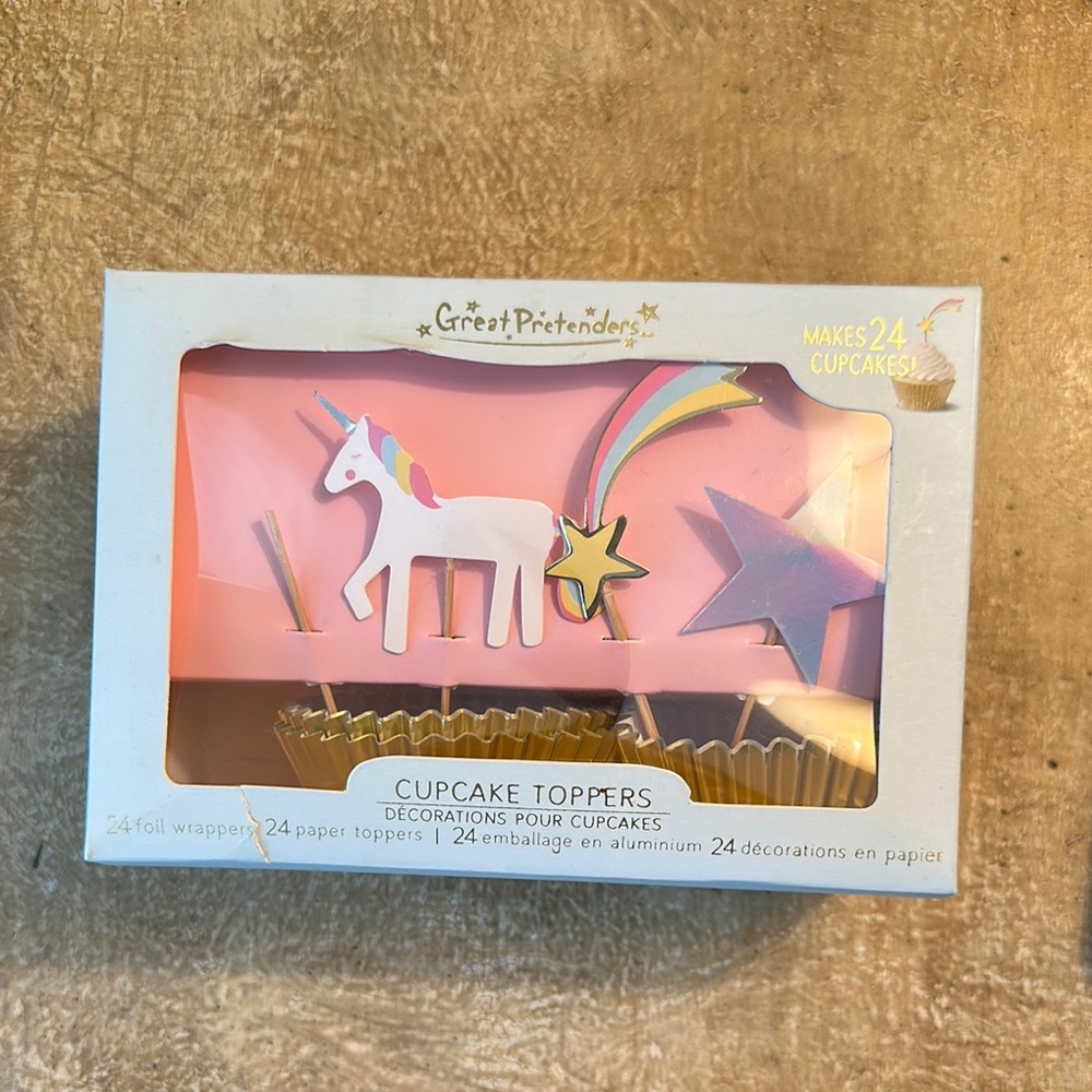 Great Pretenders Unicorn Cupcake Toppers